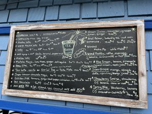 Drink menu   at Sirens Cafe in Westport