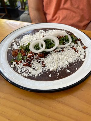 Enfrijoladas  at Gadú Vegan in Mexico City