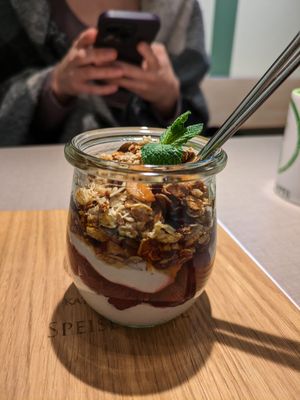 White chocolate mousse at Katzentempel - Freiburg in Freiburg