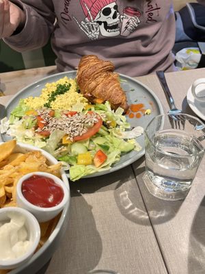 Croissant breakfastt  at Katzentempel - Freiburg in Freiburg