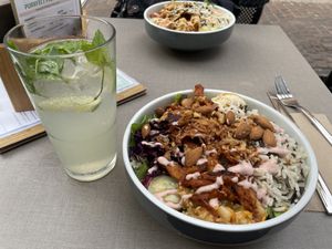 Tiger bowl and mint lemonade  at Katzentempel - Freiburg in Freiburg