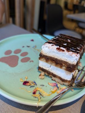 Vegan tiramisu at Katzentempel - Freiburg in Freiburg