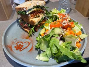 Steak it easy sandwich at Katzentempel - Freiburg in Freiburg