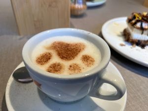 Cappuccino at Katzentempel - Freiburg in Freiburg