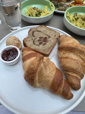Vegan croissants and banana bread   at Katzentempel - Freiburg in Freiburg