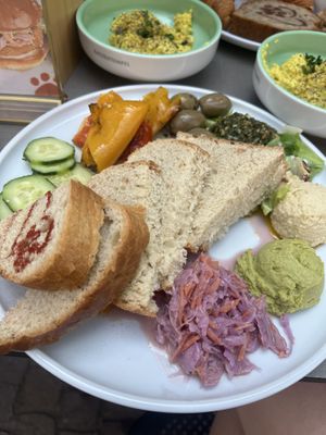 Vegan breakfast for two (part 2)  at Katzentempel - Freiburg in Freiburg