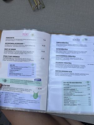 100% vegan menu   at Katzentempel - Freiburg in Freiburg