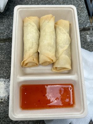 Tofu lumpia’s  at Tofu Heaven in Rotterdam