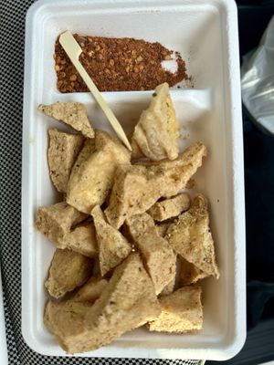 Fried tofu  at Tofu Heaven in Rotterdam