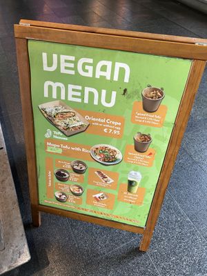 menu  at Tofu Heaven in Rotterdam