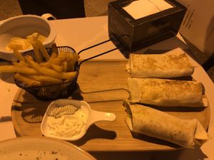 Flautas veganas  at D'amira in Madrid