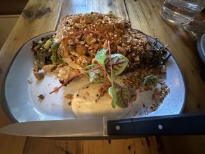 Smoked cabbage  at The Pheasant in Dennis