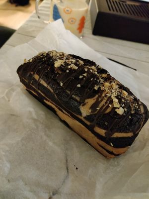 Chocolate orange loaf at Tonka Pastisseria Vegana in Barcelona