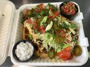 Taco Waffle at GVB Deli in London