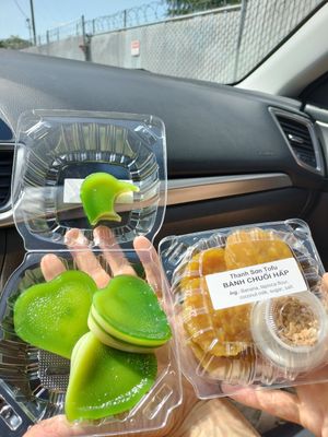 Vegan sweets at Thanh Son Tofu and Bakery in Seattle