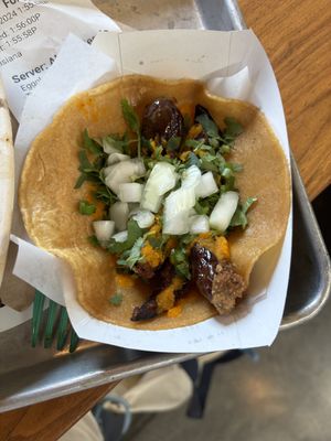 Eggplant app  at La Chinita Poblana in Indianapolis