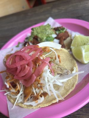 Fish taco   at Cantina in Newcastle Upon Tyne