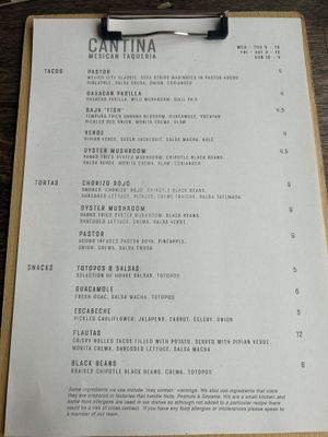   at Cantina in Newcastle Upon Tyne