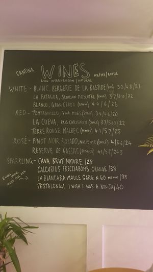Wines at Cantina in Newcastle Upon Tyne
