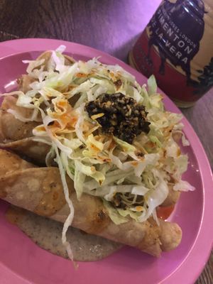 Flautas  at Cantina in Newcastle Upon Tyne