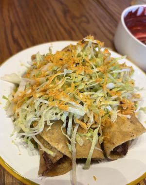 Flautas  at Cantina in Newcastle Upon Tyne