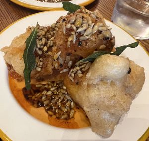 Tempura cauliflower   at Cantina in Newcastle Upon Tyne