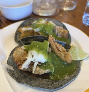 Mushroom taco   at Cantina in Newcastle Upon Tyne