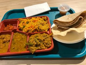 North Indian Thali. Soo good! at Komala's Restaurant - Tanglin Mall in Central Singapore