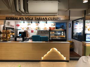 Updated stall front at Komala's Restaurant - Tanglin Mall in Central Singapore