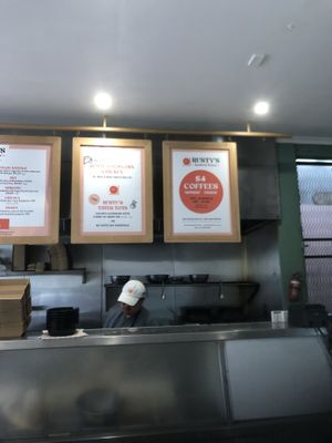 Inside the shop   at Rusty's Sandwich Parlour in Brunswick East