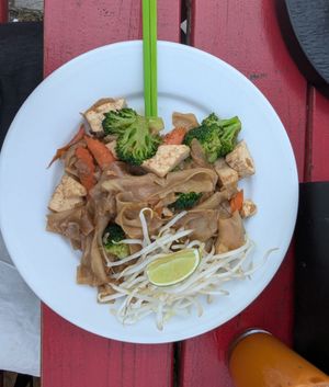Pad see ew at Dee Dee Vegan Thai in Portland