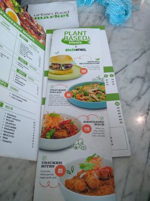 Menu at Urban Food Market in Tangerang