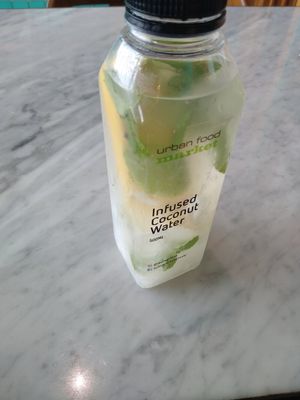 Coconut water at Urban Food Market in Tangerang