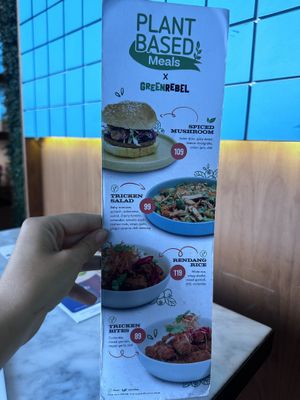 Plant based menu in addition to main menu  at Urban Food Market in Tangerang