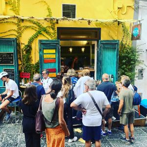 Happy People at Hook - No Flag Food in Procida