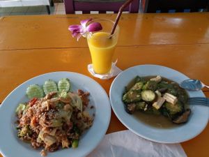 At MK behind Khosan at May Kaidee's Vegetarian Restaurant - Samsen in Bangkok