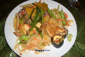 Goodies from buffet at May Kaidee's Vegetarian Restaurant - Samsen in Bangkok