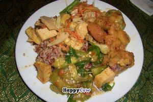 Goodies from buffet at May Kaidee's Vegetarian Restaurant - Samsen in Bangkok