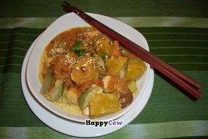 Curry at May Kaidee's Vegetarian Restaurant - Samsen in Bangkok