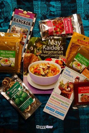 Souvenirs from Bangkok... at May Kaidee's Vegetarian Restaurant - Samsen in Bangkok