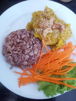 nham at May Kaidee's Vegetarian Restaurant - Samsen in Bangkok