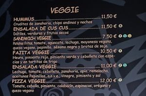 Opciones veganas at Golfo Norte in Barrika