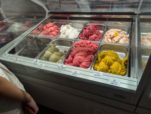 I couldn't take a picture because the PISTACHIO icecream is the best I have EVER HAD 🥹🥹 at Gelateria - Ice Cream Workshop in Crete