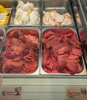 Lemon, Orange, Strawberry, Watermelon at Gelateria - Ice Cream Workshop in Crete