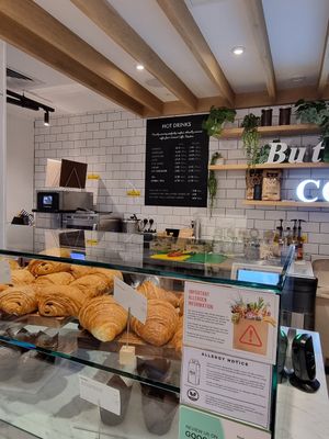 Coffee menu at Soul + Grain in London