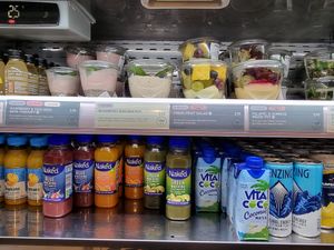 Some plant-based items at Soul + Grain in London