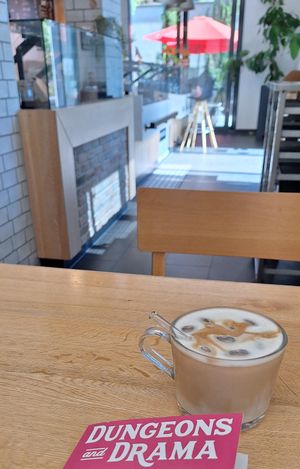 Iced Cappuccino (Hafermilch) at Café zur Krummbeere in Landau