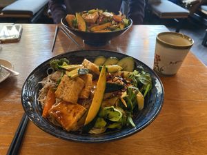 Delicious veganised Bun Nam Bo (nr 42)  at Vinami Kitchen in Baden Baden