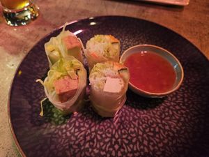 Spring rolls at Vinami Kitchen in Baden Baden