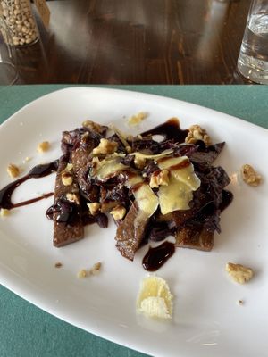 Tagliata di seitan  at La Puntarella Pazza in Rome